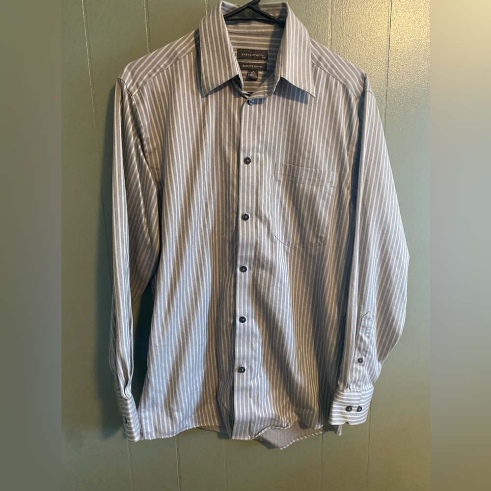 Men’s Grey Dress Shirt